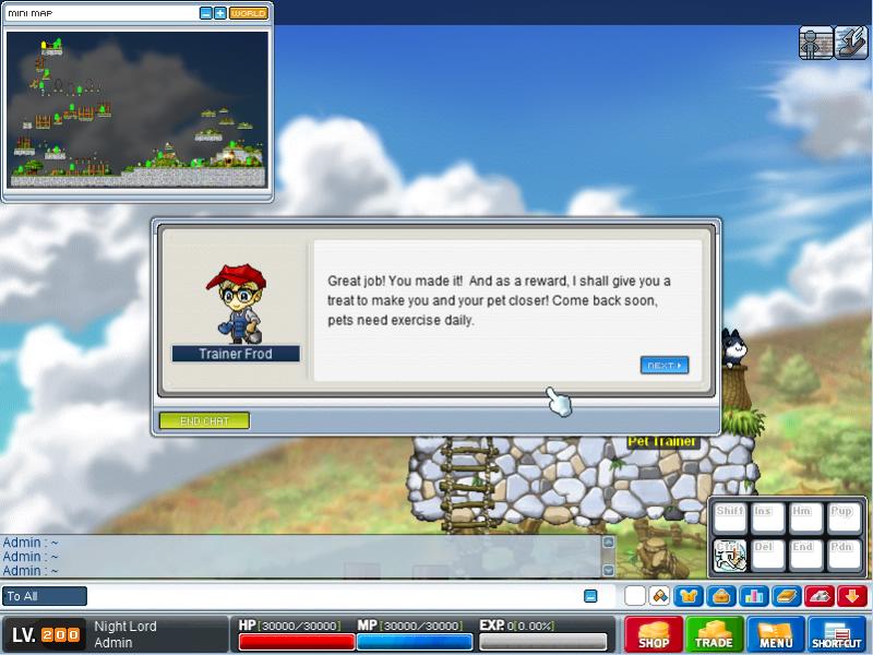 saberhunterx - [Noob-Release]Henesys/Ludi Pet Jump Quest - RaGEZONE Forums