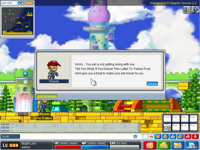 saberhunterx - [Noob-Release]Henesys/Ludi Pet Jump Quest - RaGEZONE Forums